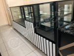 3 Metre Siyah Beyaz Bankolu Pasta Dolabı