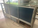 2.5 Metre Yaş Pasta Kuru Pasta Dolabı Kahverengi (13)